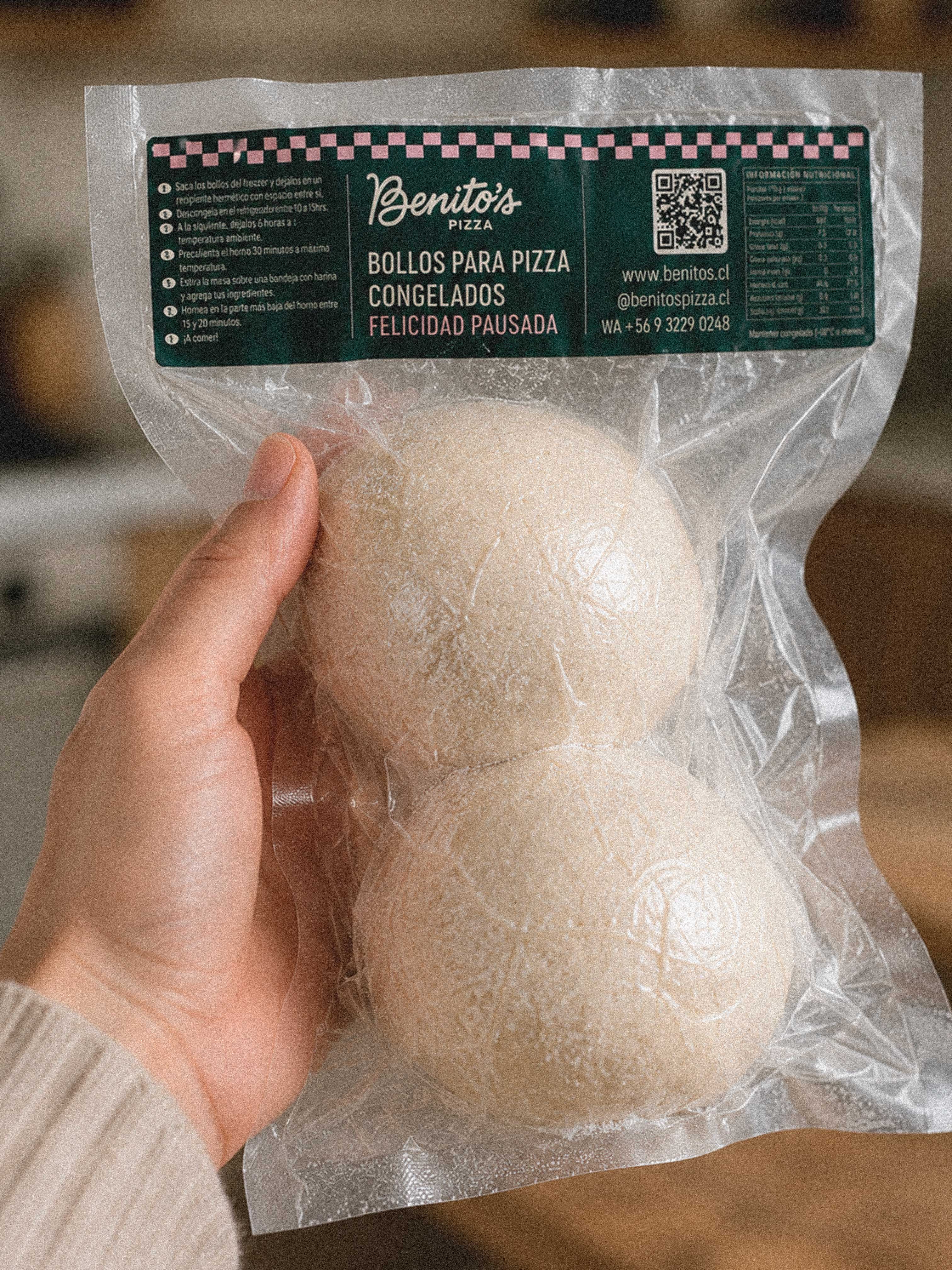 Bollos de Pizza Benito’s (270g)- Masa Napolitana Lista para Revivir