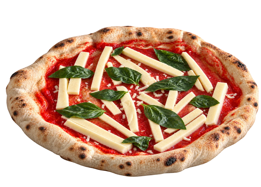 Pizza Margarita Benito's antes del horno